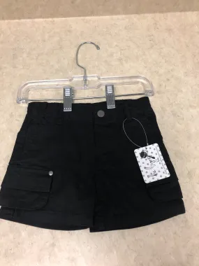 6-12 Month Boys Black Shorts