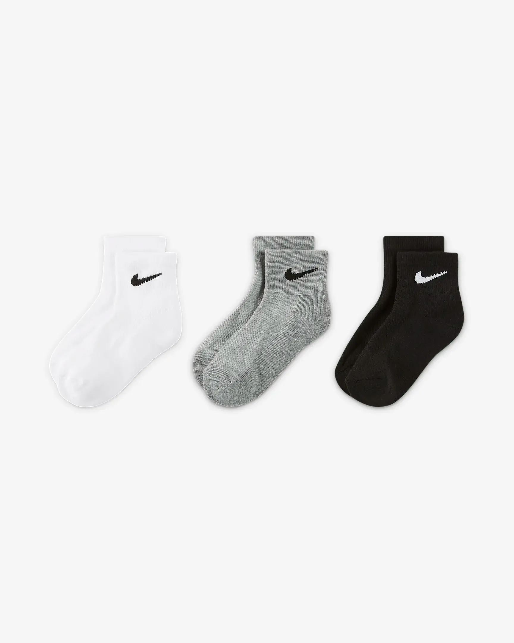 6 Pack Kids Cushioned Mesh Ankle Socks