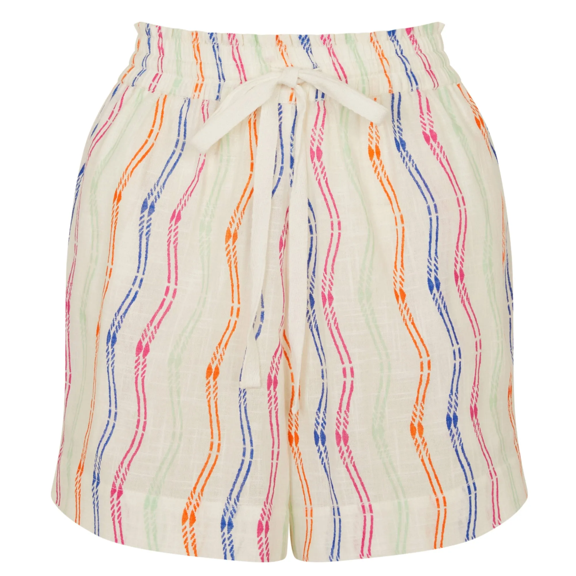 Accessorize London Women's Multi Stripe Shorts X Small