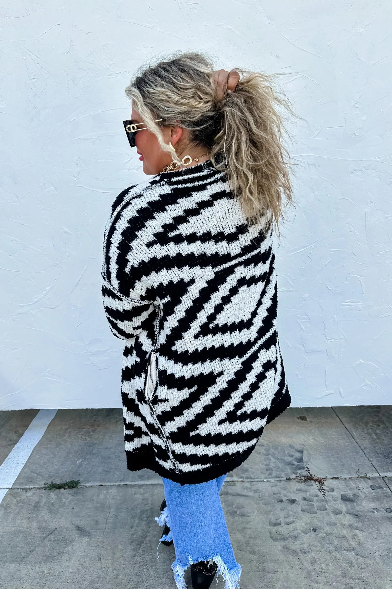 Aztec Reversible Cardigan