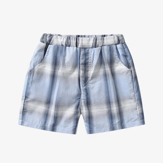 Baby Kid Boys Checked Shorts