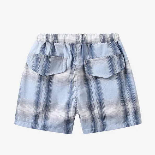 Baby Kid Boys Checked Shorts