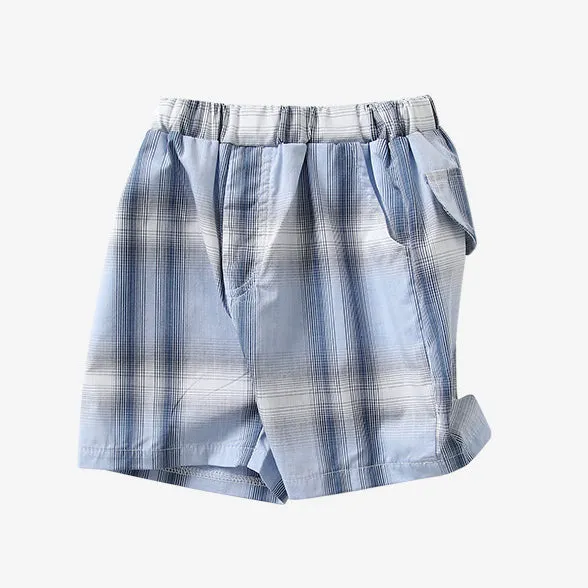 Baby Kid Boys Checked Shorts