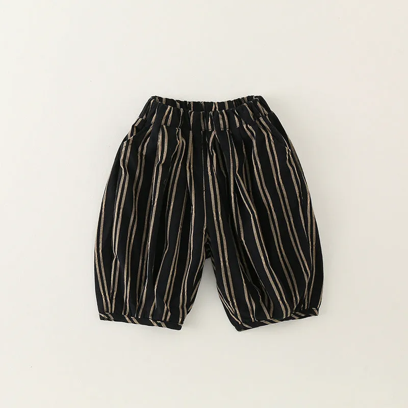 Baby Kid Boys Striped Shorts Wholesale 240409285