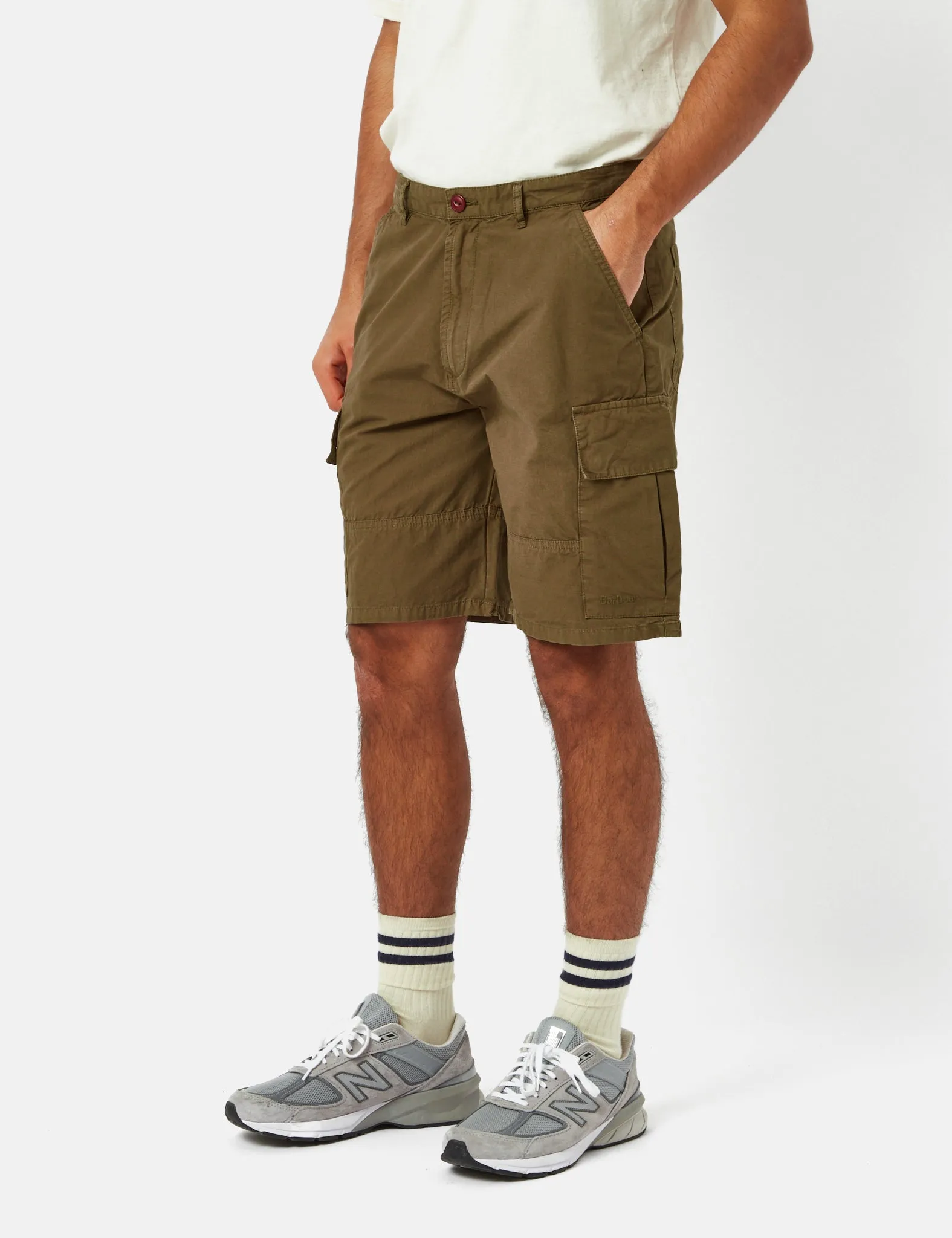 Barbour Essential Ripstop Cargo Shorts - Ivy Green