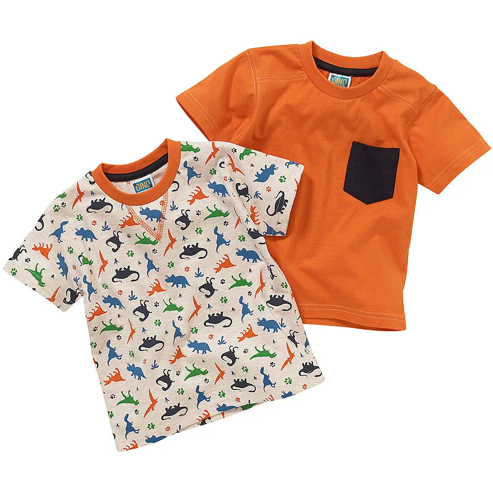 Boys 2 Pack Dinosaur T-Shirts