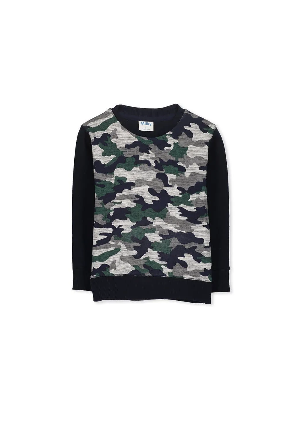 Camo Sweat - Navy T-Shirts (Milky Baby)