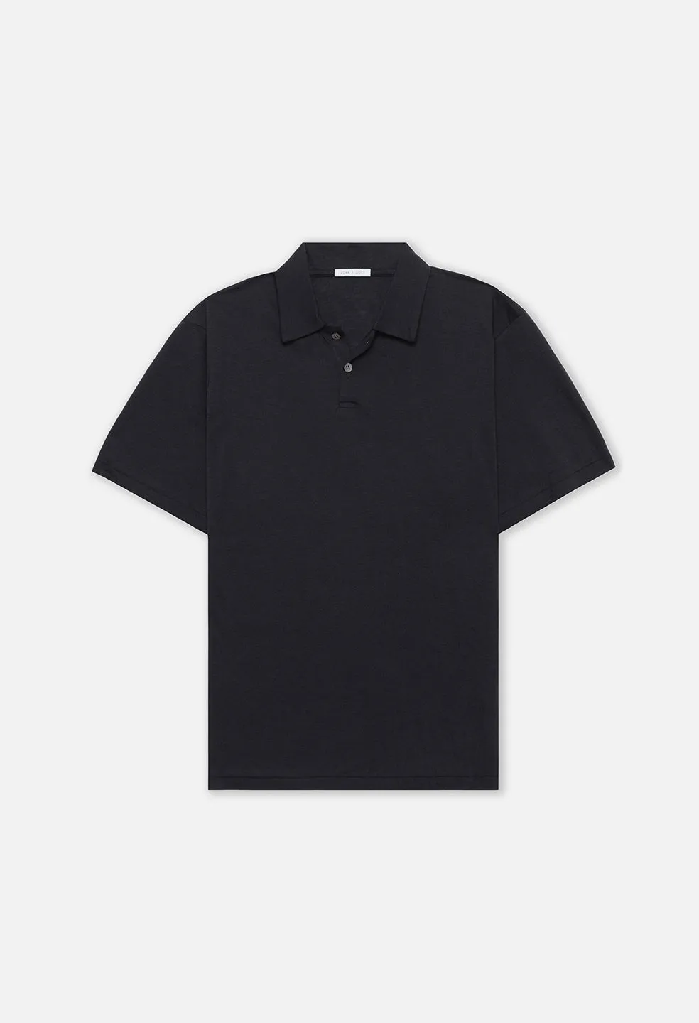 Cotton Cashmere Polo / Black