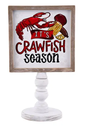 Crawfish Season Wood Stand