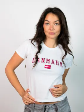 DANMARK BABY TEE - RÖD