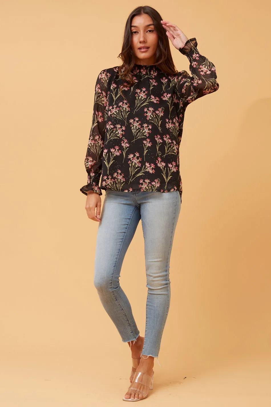 DIANA FLORAL TOP