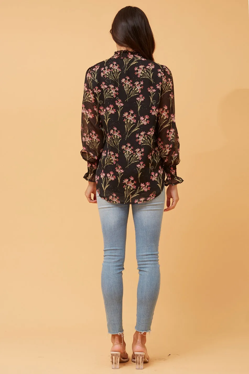 DIANA FLORAL TOP