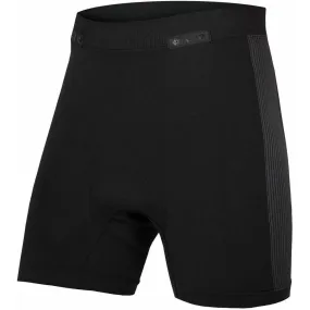 Endura Engineered Padded Mens Boxer Shorts With ClickFast - Black