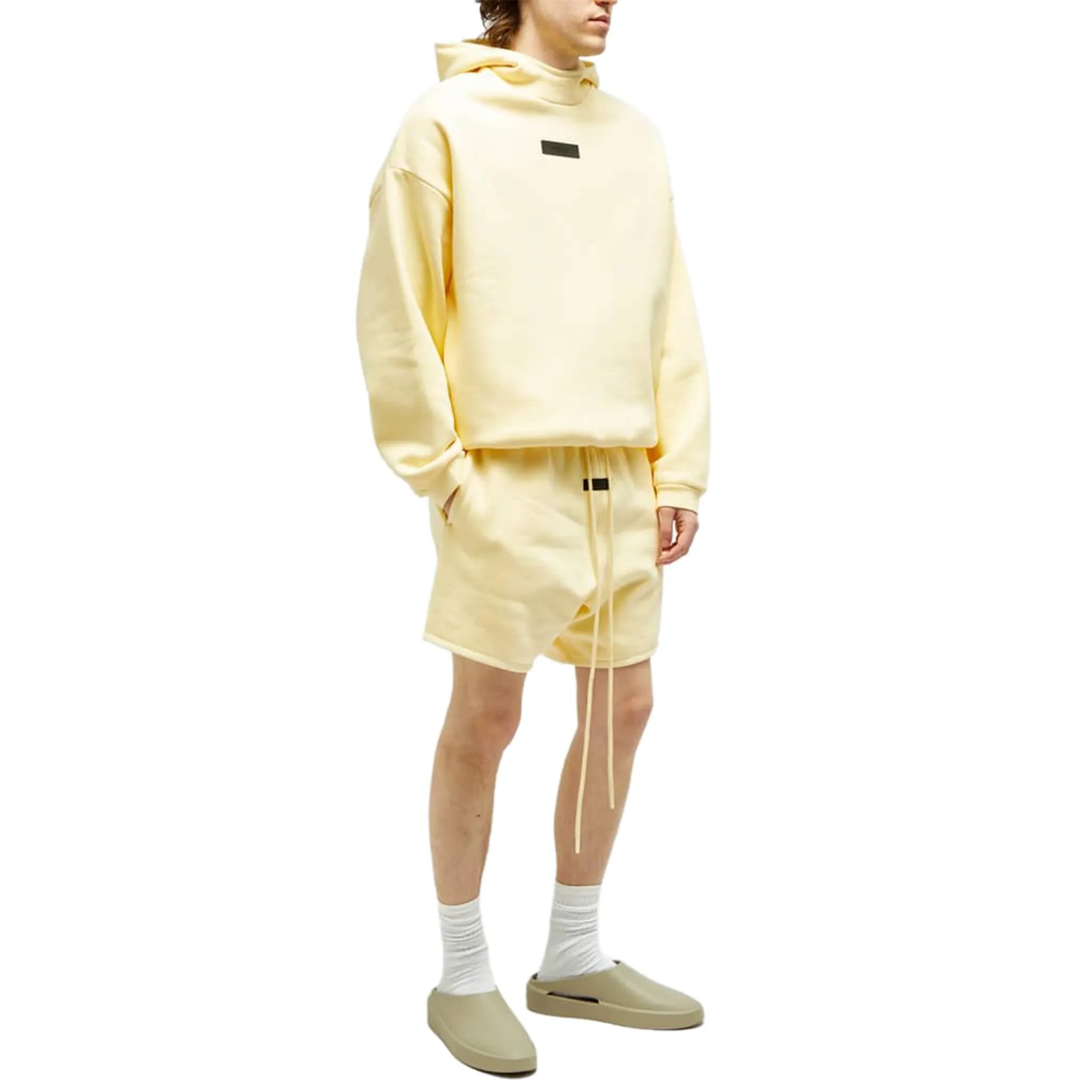 Fear Of God Essentials Garden Yellow Shorts (FW23)