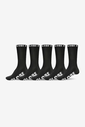 Globe Blackout Socks 5pk