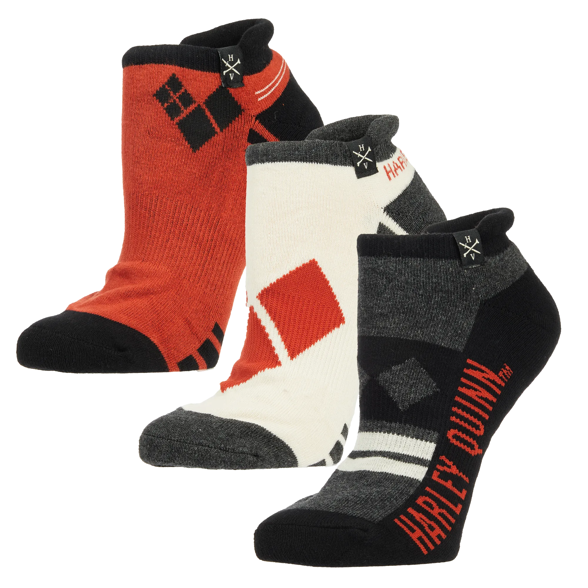 Harley Quinn Ankle Sock Set