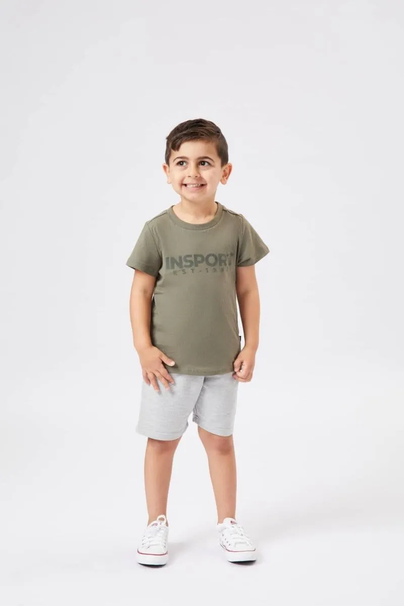 INSPORT JUNIOR ATLANTA GREY SHORTS