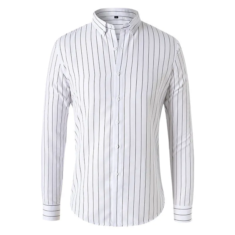 INSTOCK-spring and autumn men's long-sleeved shirts are trendy,