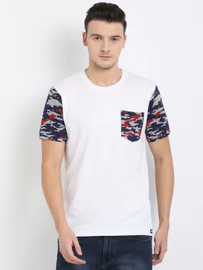 JDC Casual Prints T Shirts-White