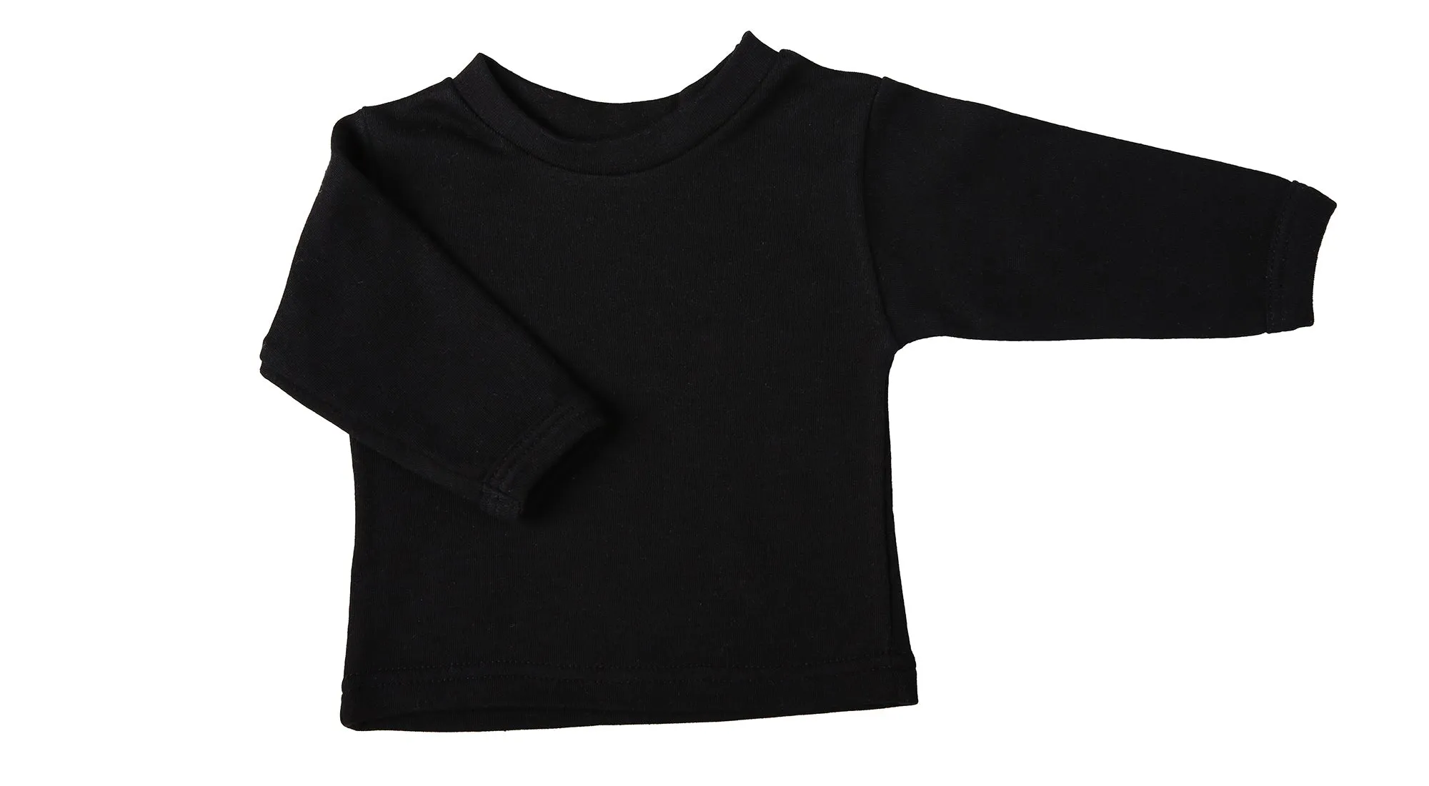 Long-Sleeved Baby Crew Neck T-Shirts