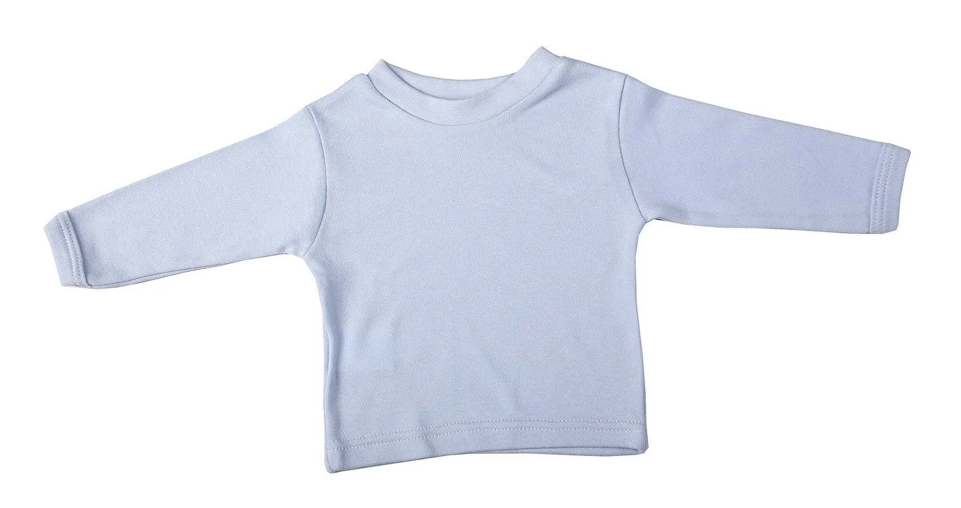 Long-Sleeved Baby Crew Neck T-Shirts