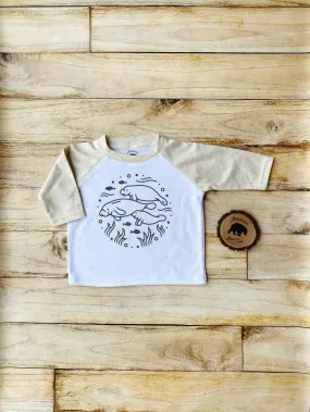 Manatee Family Underwater Bodysuits, Shirts & Raglans for Baby, Toddler & Youth