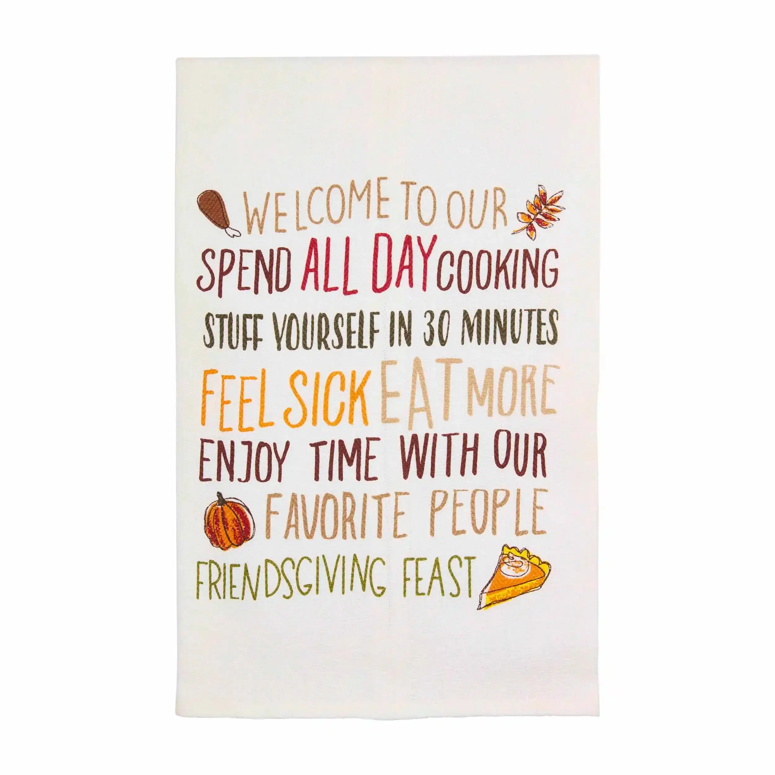 Mudpie Welcome Friendsgiving Towel