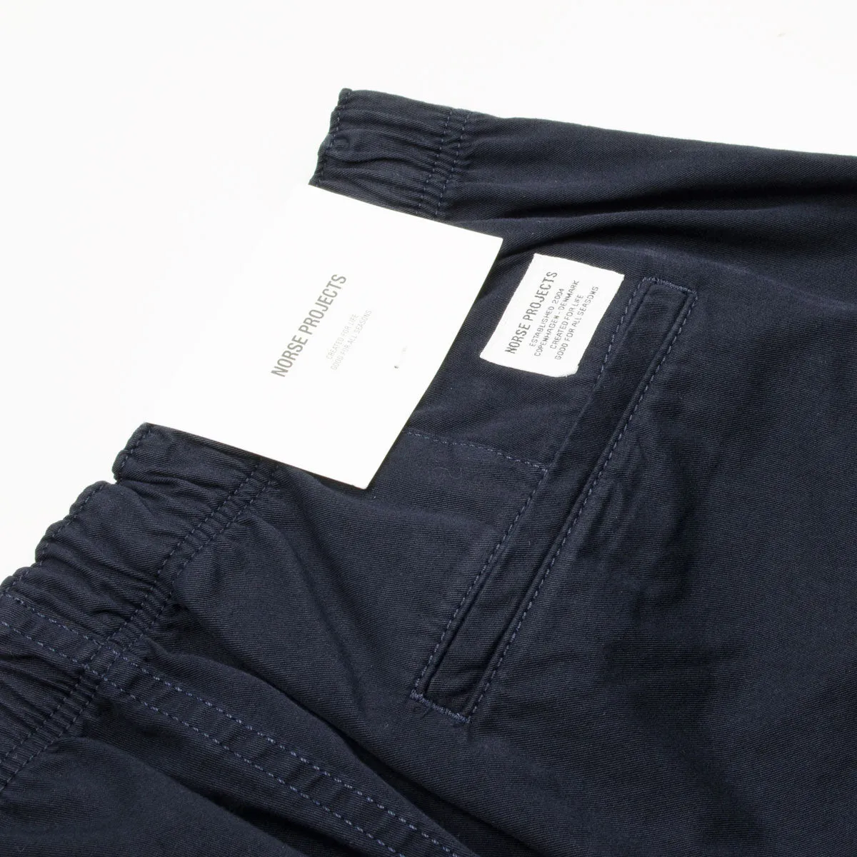 Norse Projects - Ezra Light Twill Shorts - Dark Navy