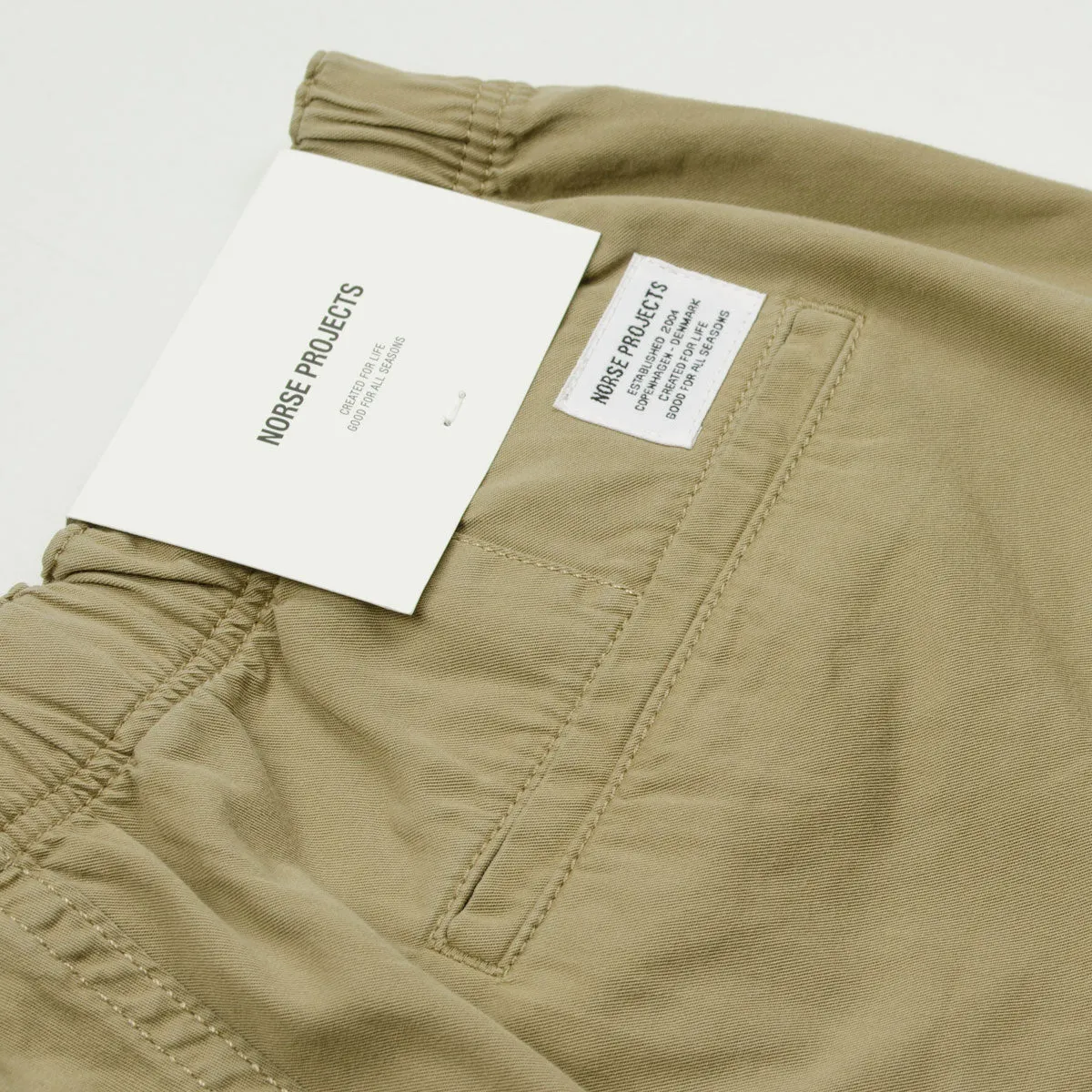 Norse Projects - Ezra Light Twill Shorts - Utility Khaki