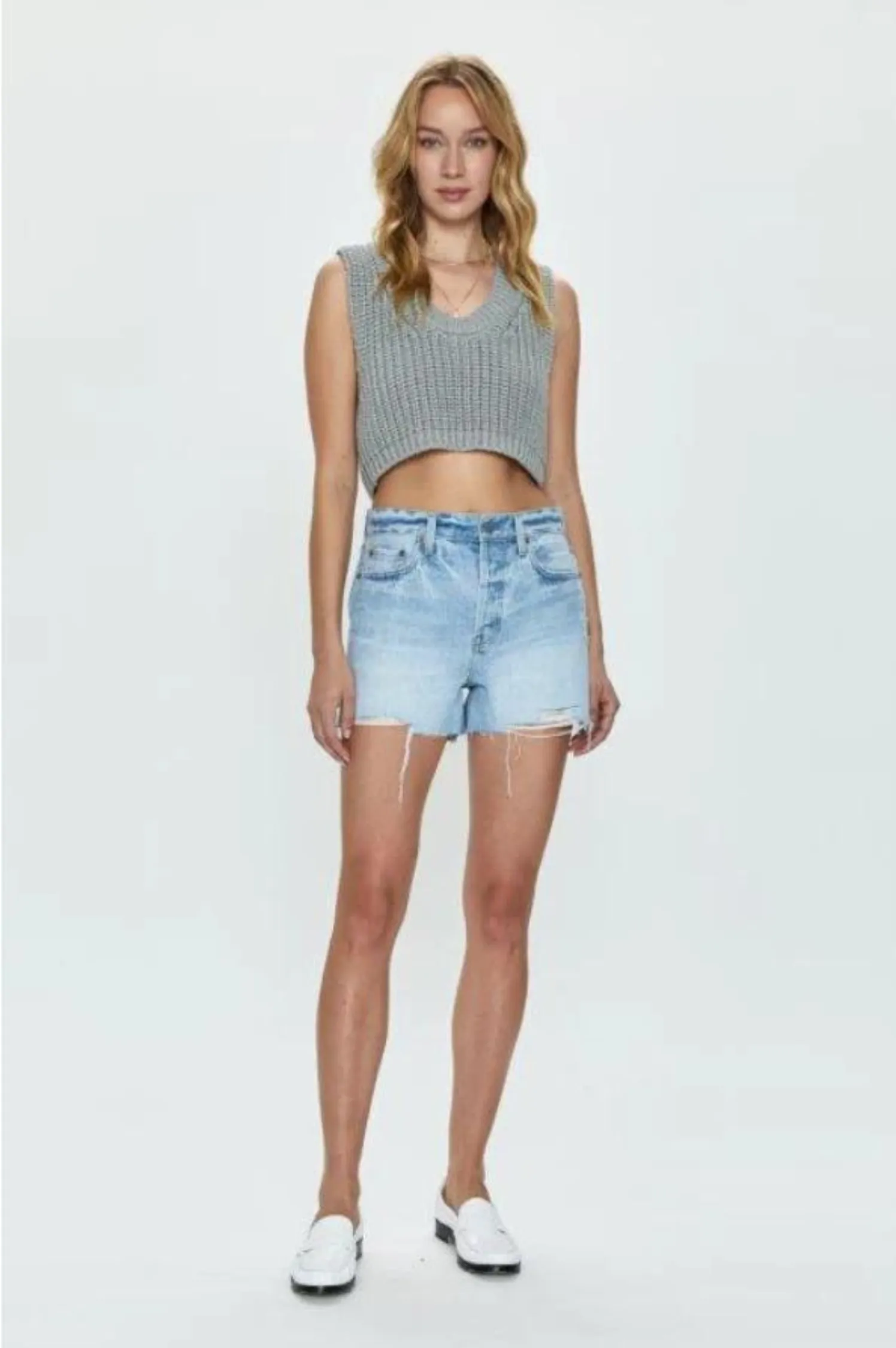 Nova High Rise Relaxed Cut Off - Radiant Vintage