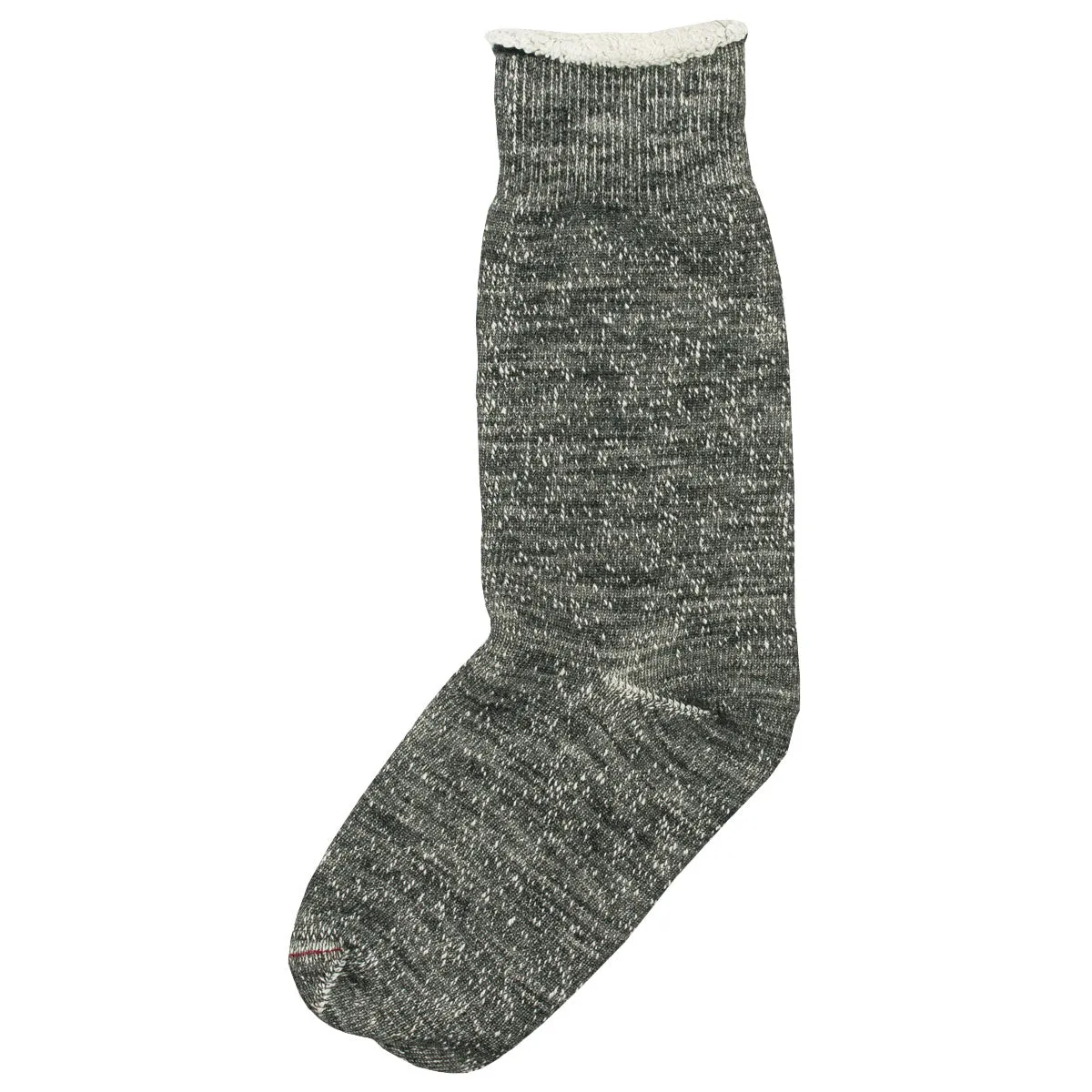 RoToTo - Double Face Merino Cotton Crew Socks - Charcoal