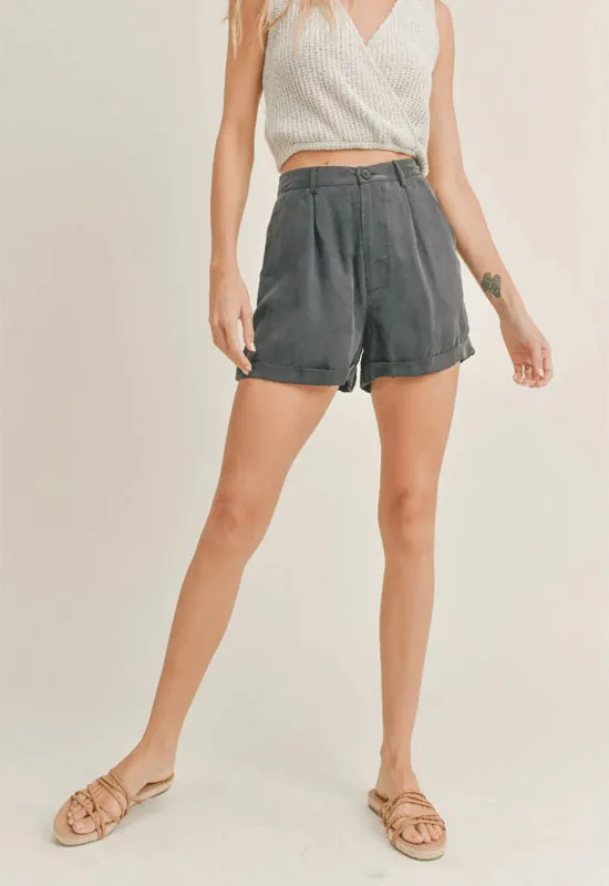 Sadie & Sage - Bella Cuffed Short Navy