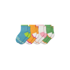 Toddler Lightweight Retro Knit Calf Sock 4-Pack