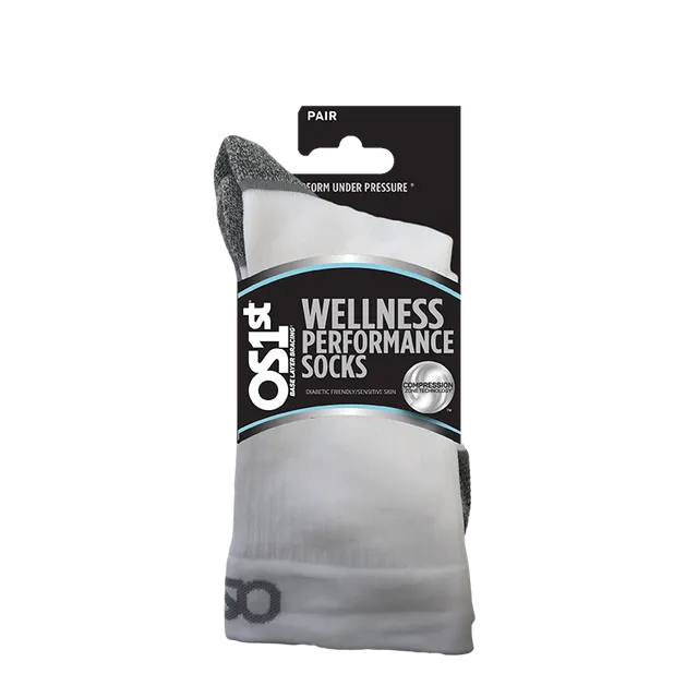 Wellness Performance Socks - White