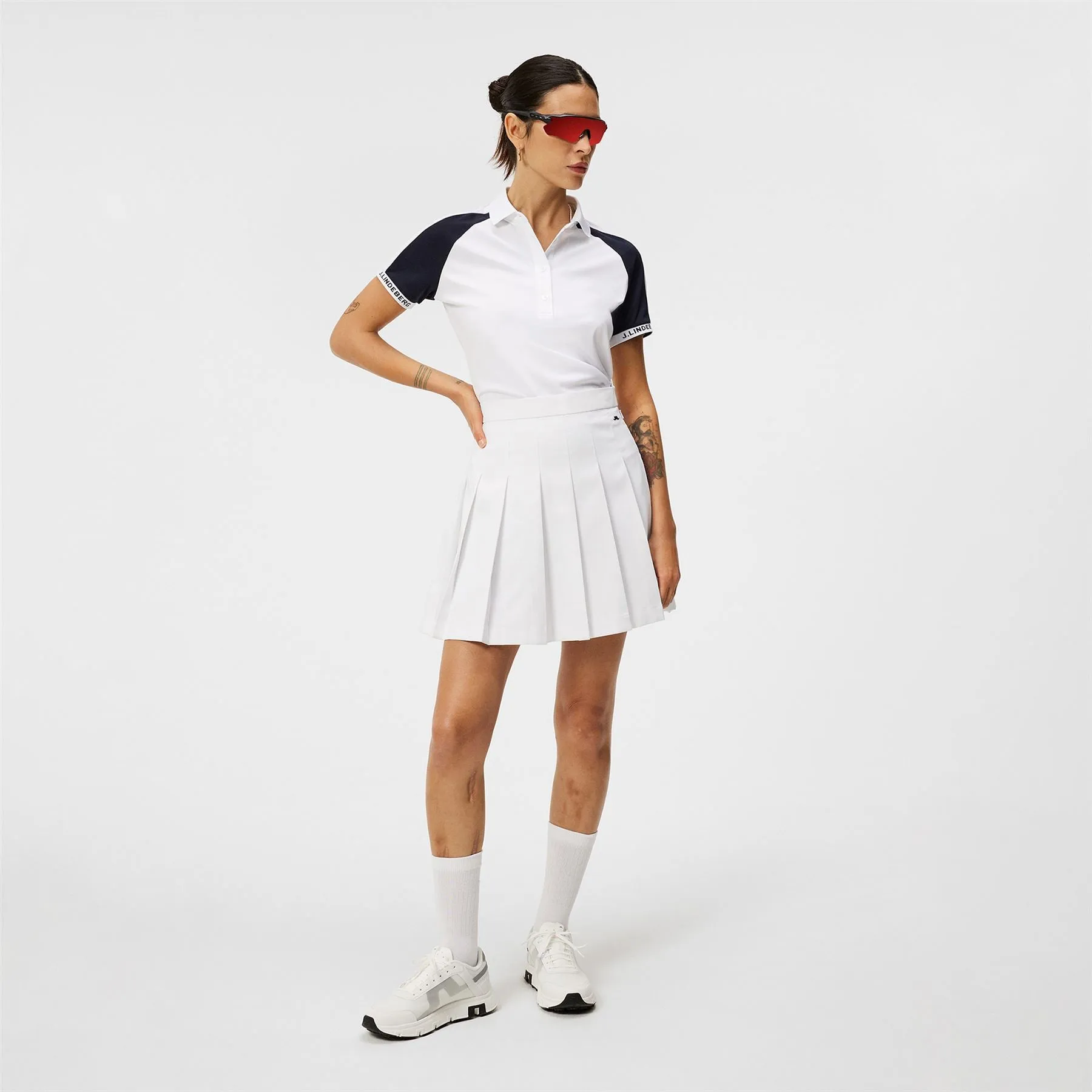 Womens Perinne TX Jersey Polo White - SS24