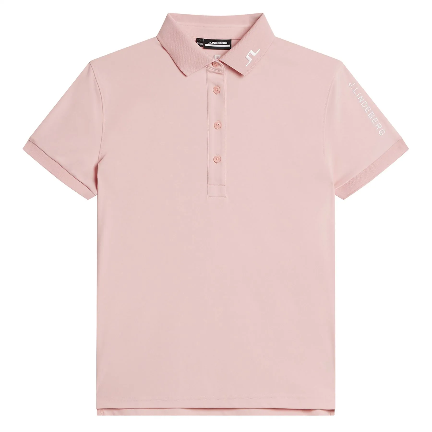 Womens Tour Tech TX Jersey Polo Powder Pink - SS24